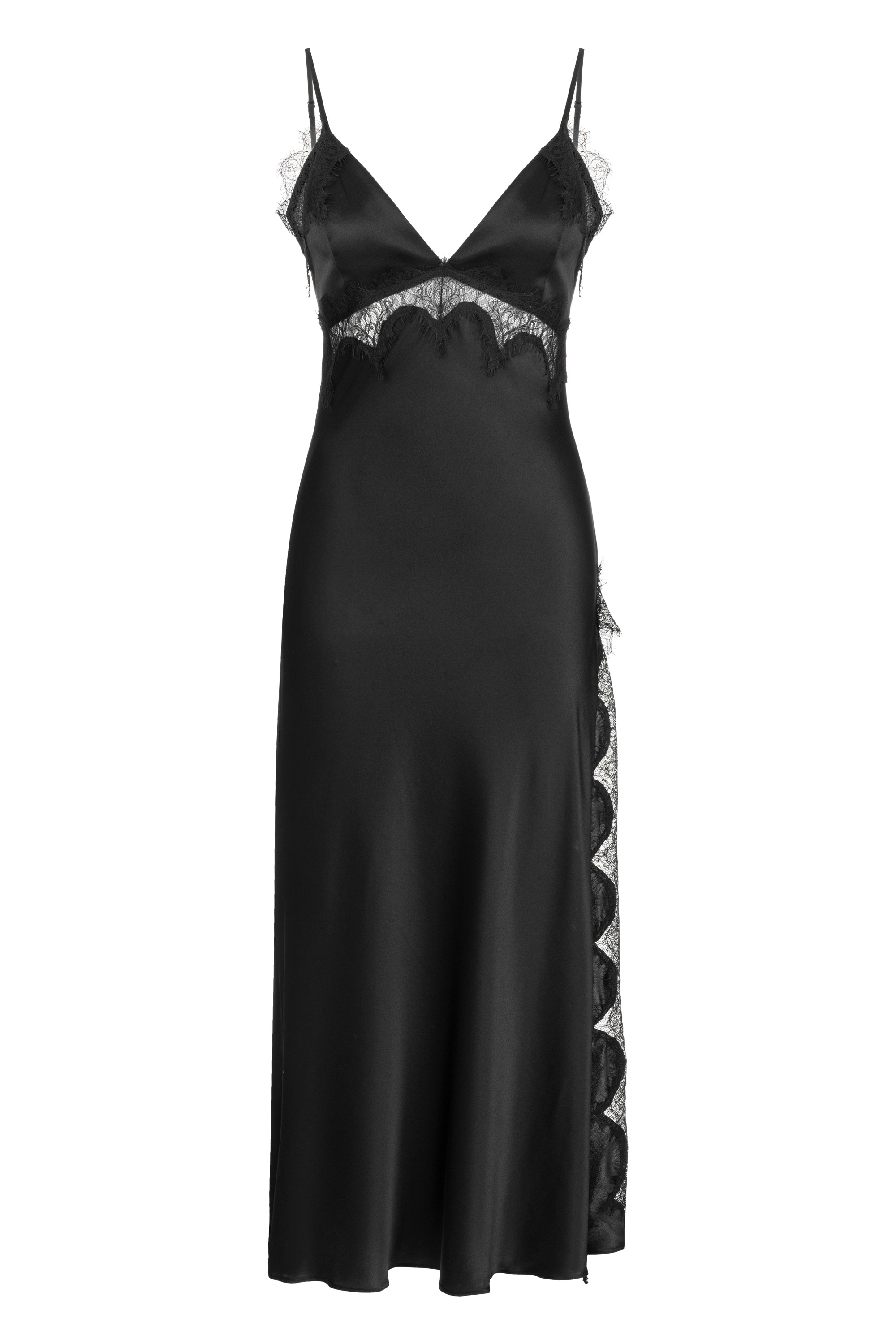 Ame Silk Dress Black