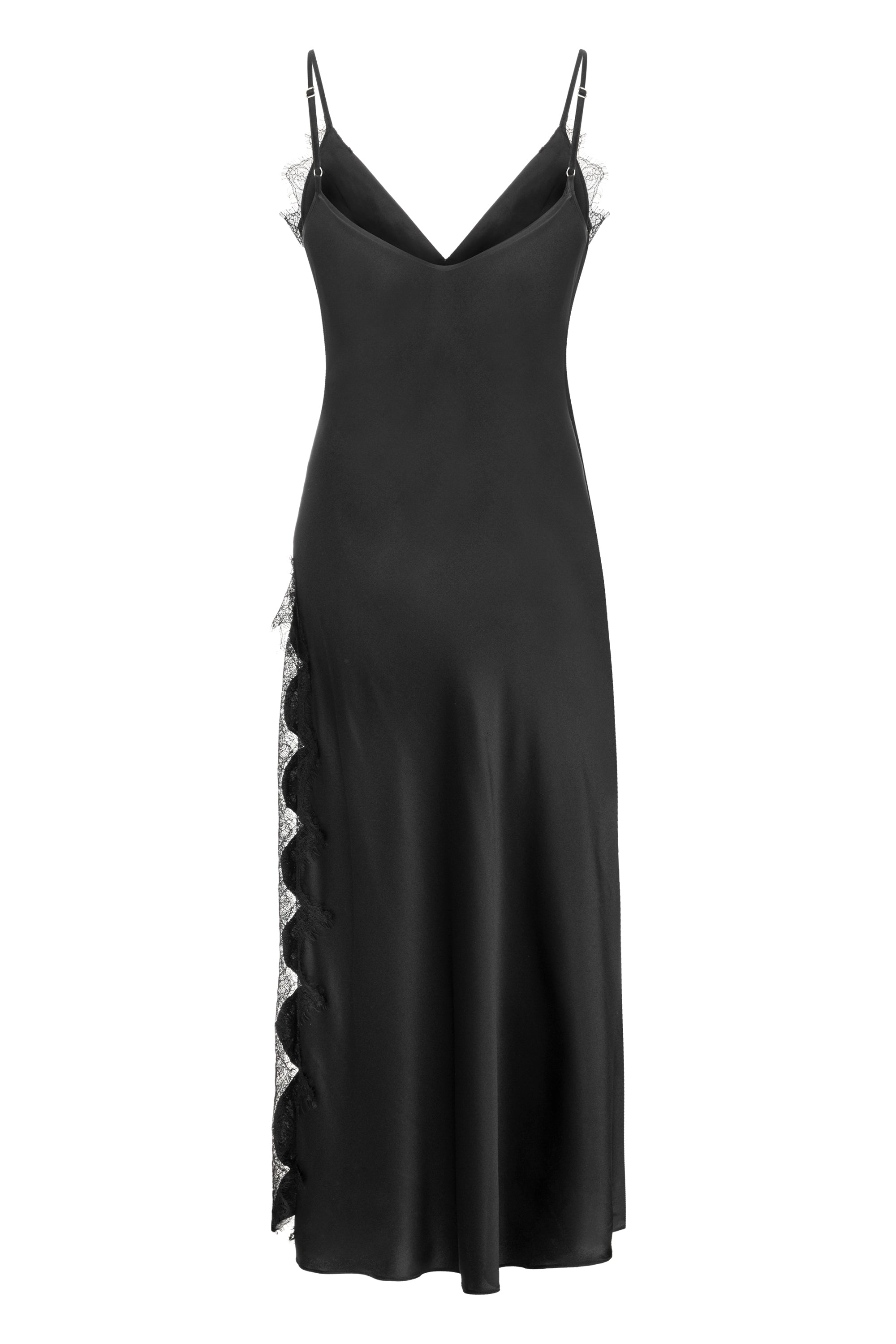 Ame Silk Dress Black