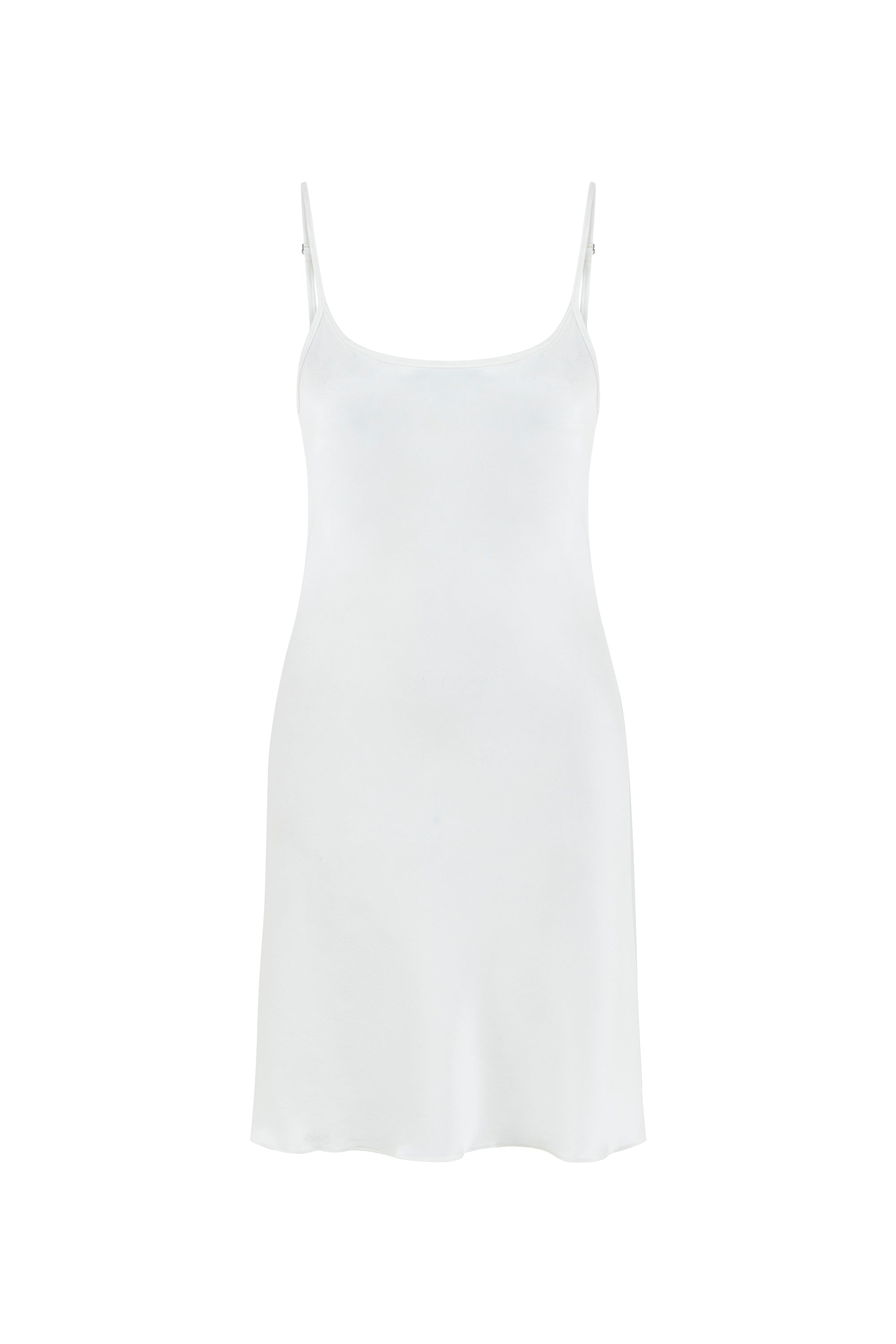 Lyra Silk Nightdress White