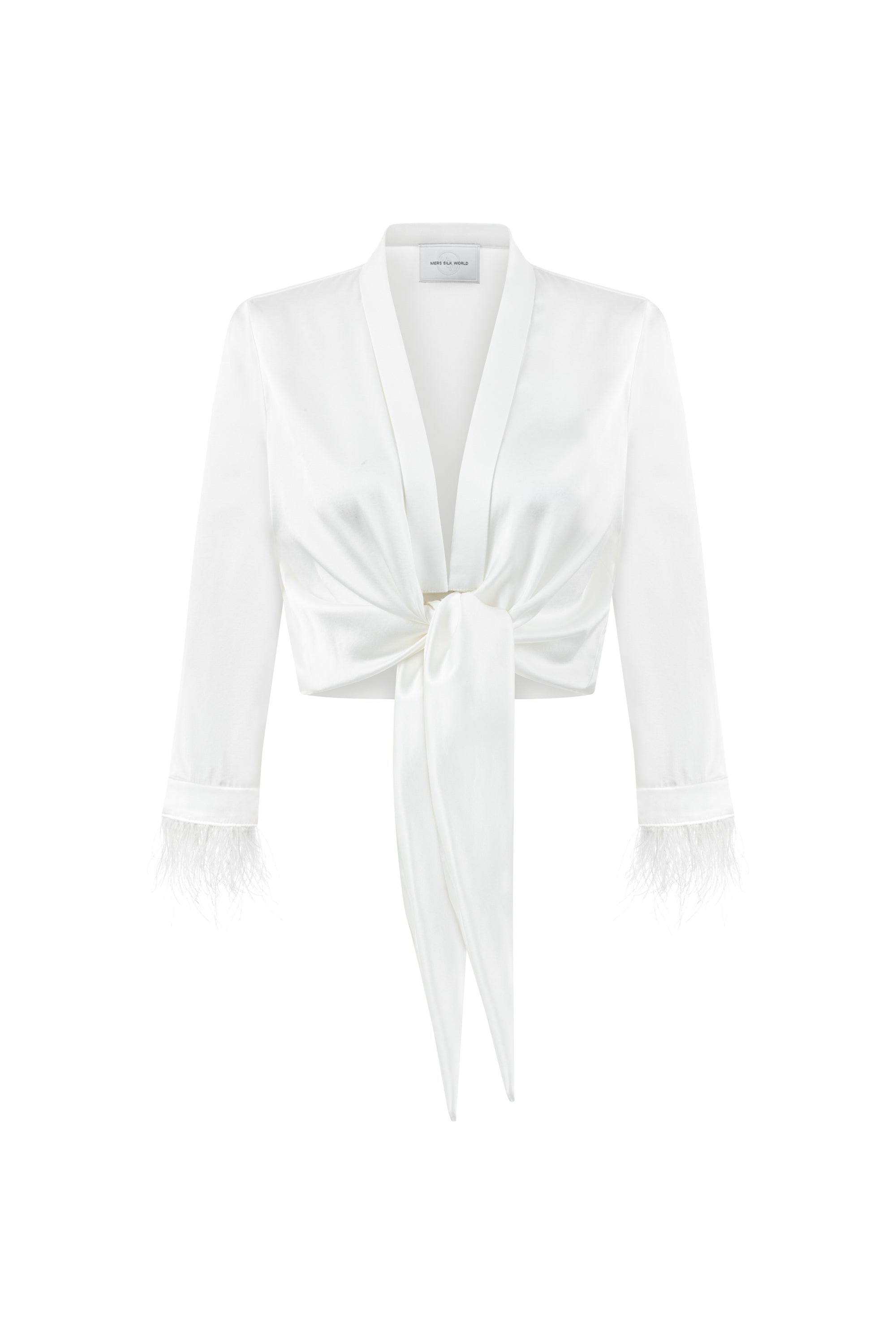 Kaia Silk Shirt White