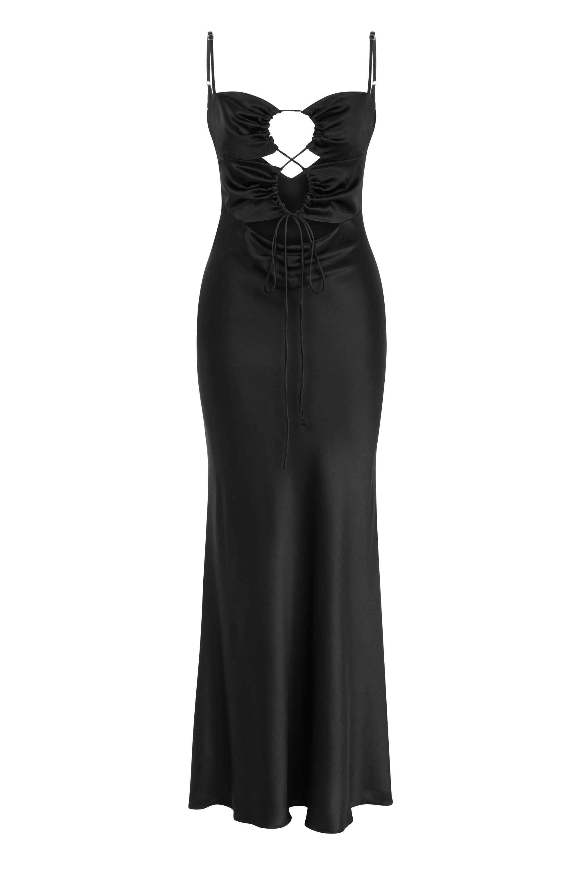 Zoe Silk Dress Black