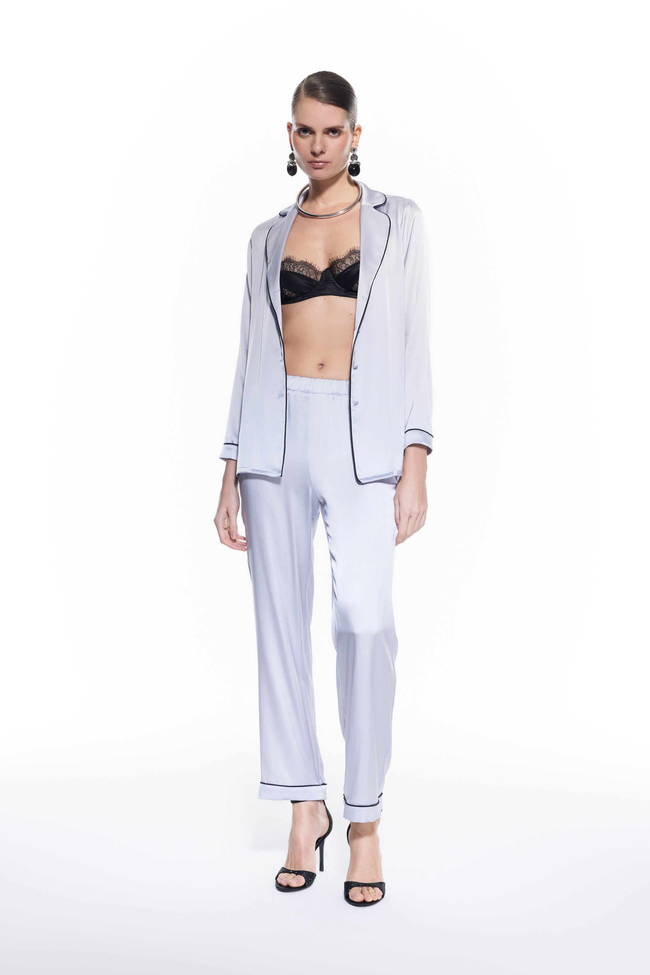 Carmen Silk Set Baby Blue