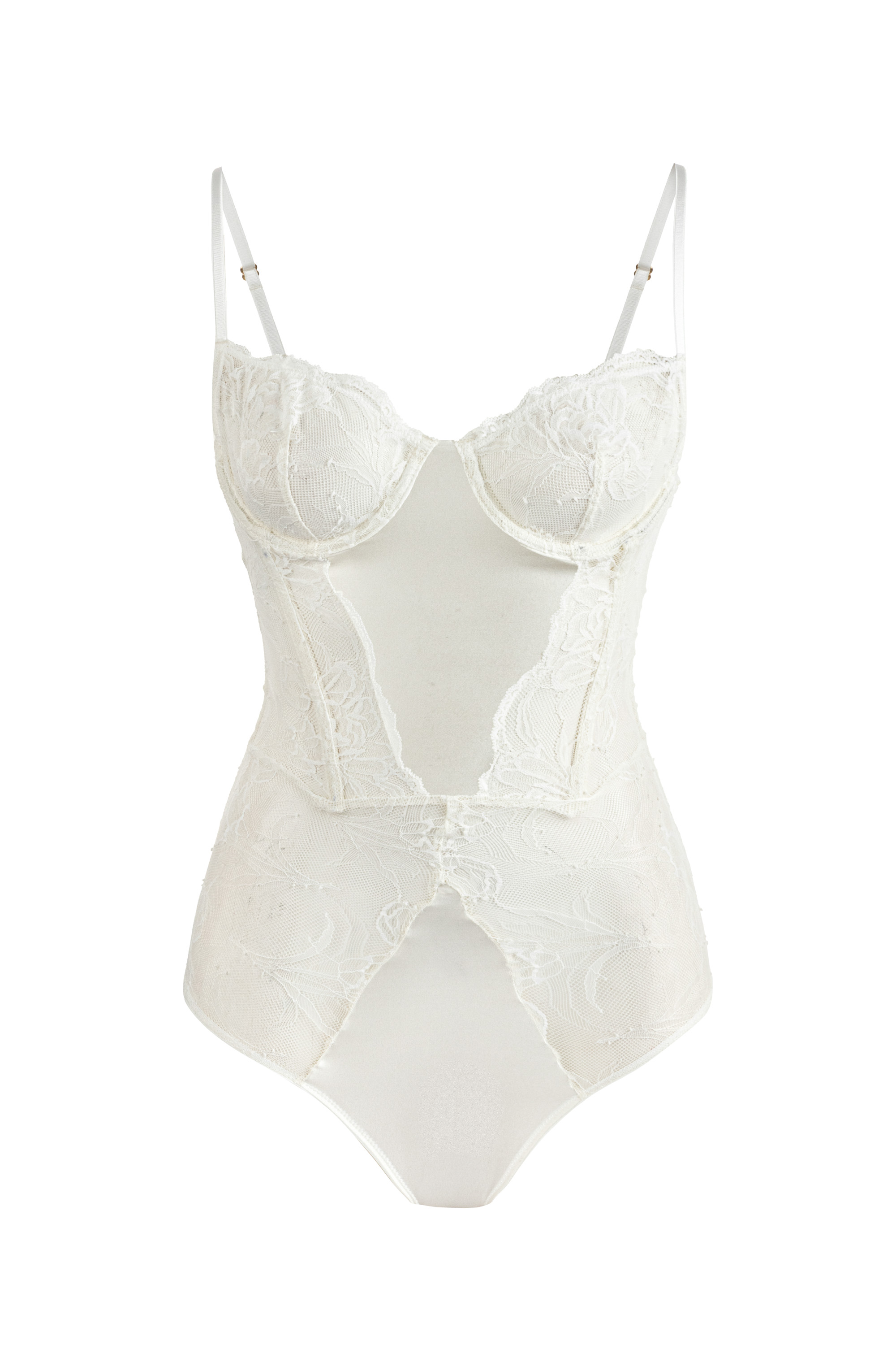 Calista Luxury Lace Bodysuit Black