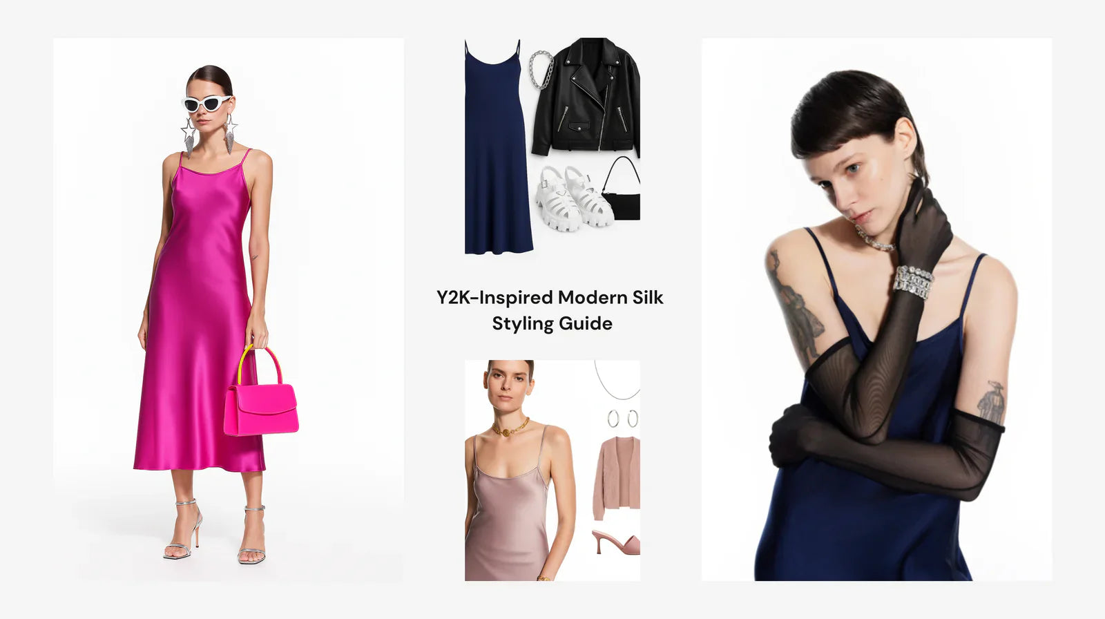 Y2K-Inspired Modern Silk Styling Guide