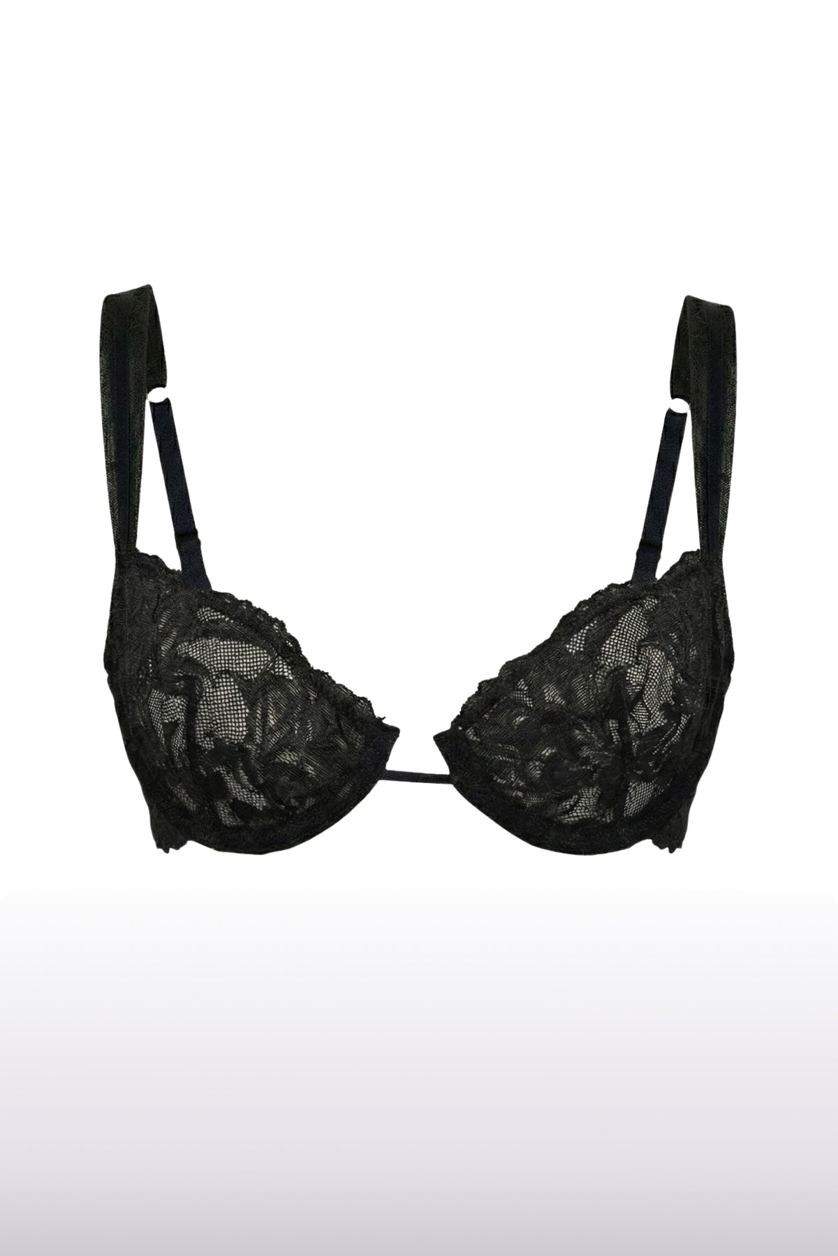 Valessia Luxury French Lace Bra Black