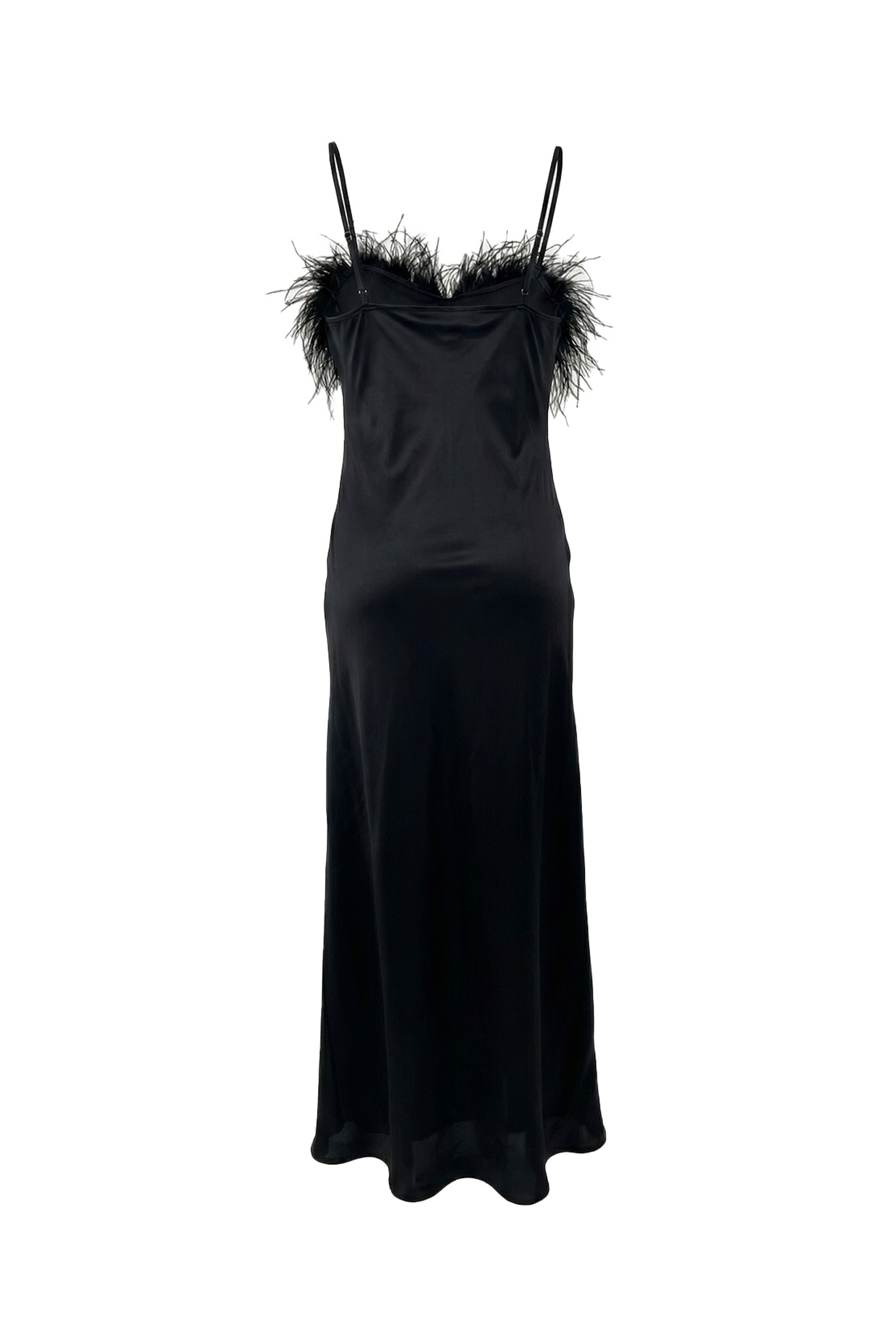 Swam Silk Dress Black