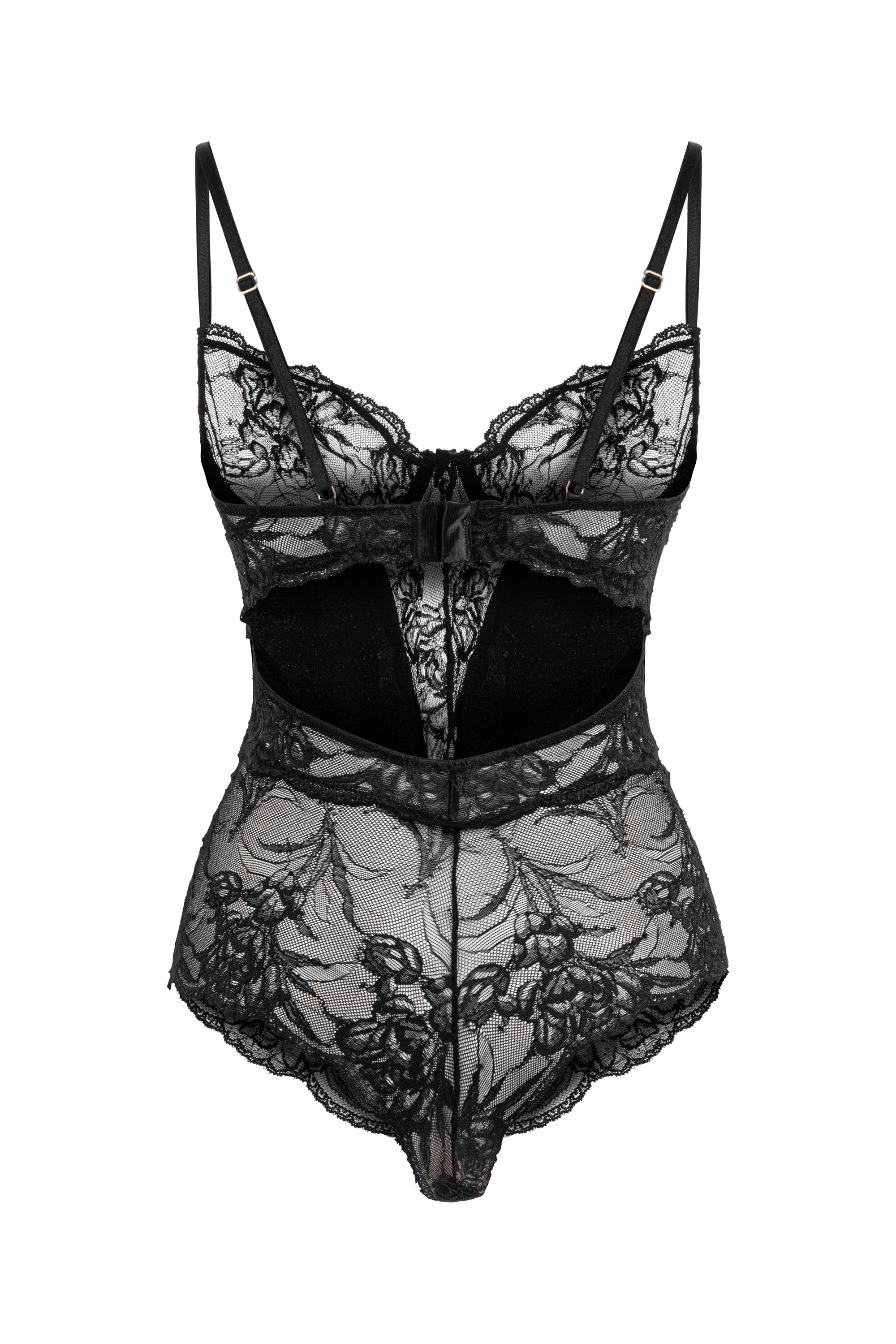 Eclipse Lace Bodysuit Black