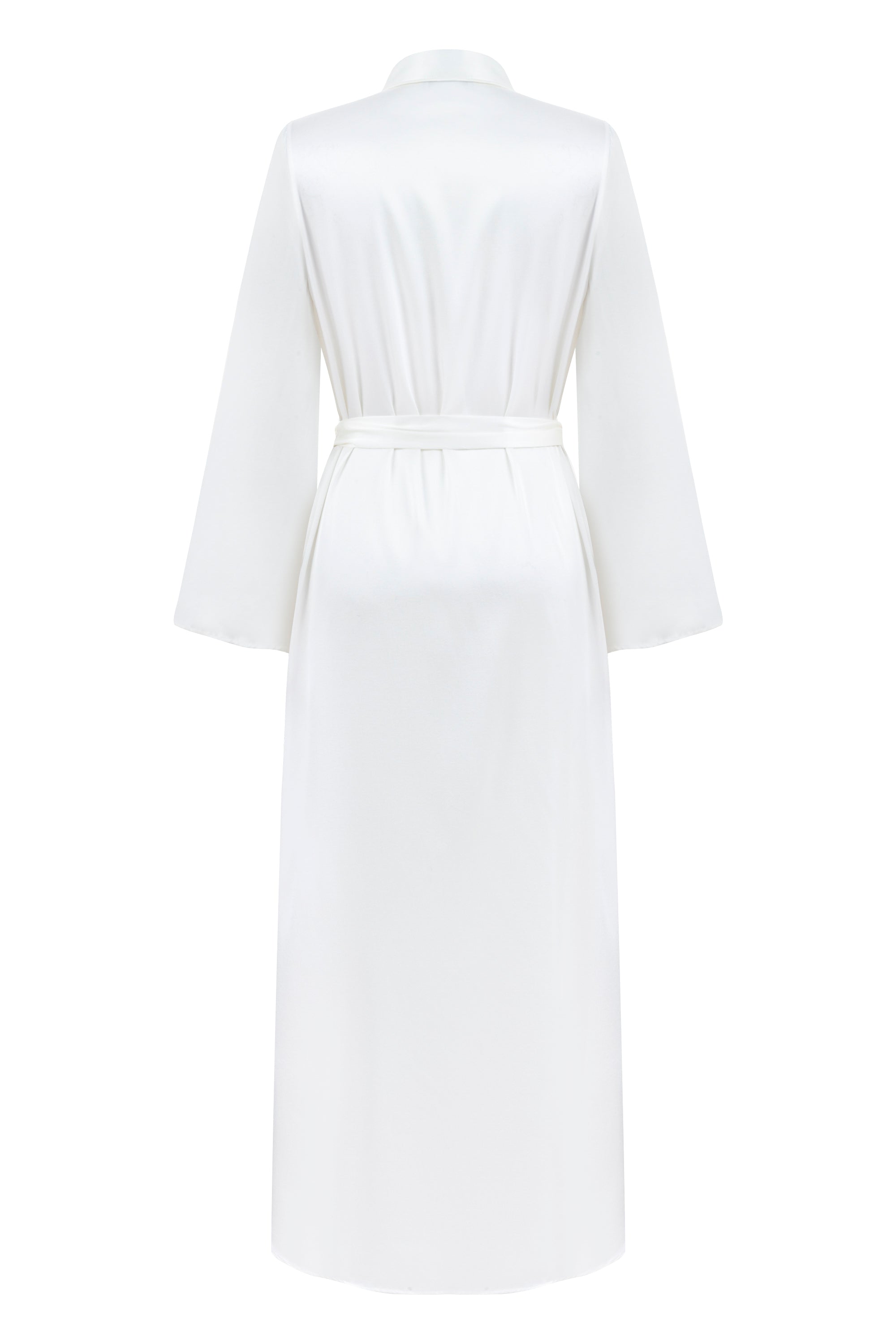 Dian Silk Robe White