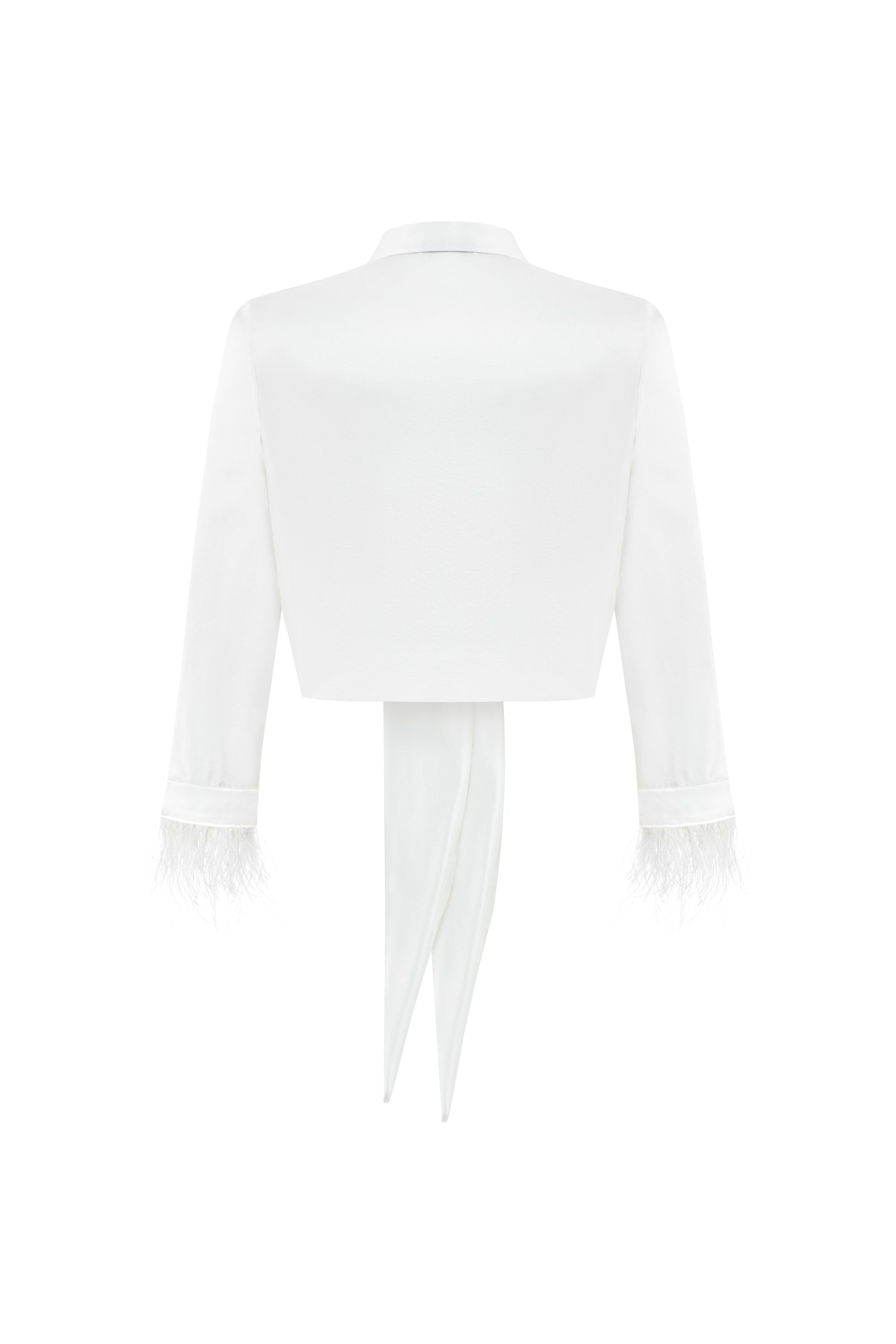 Kaia Silk Shirt White