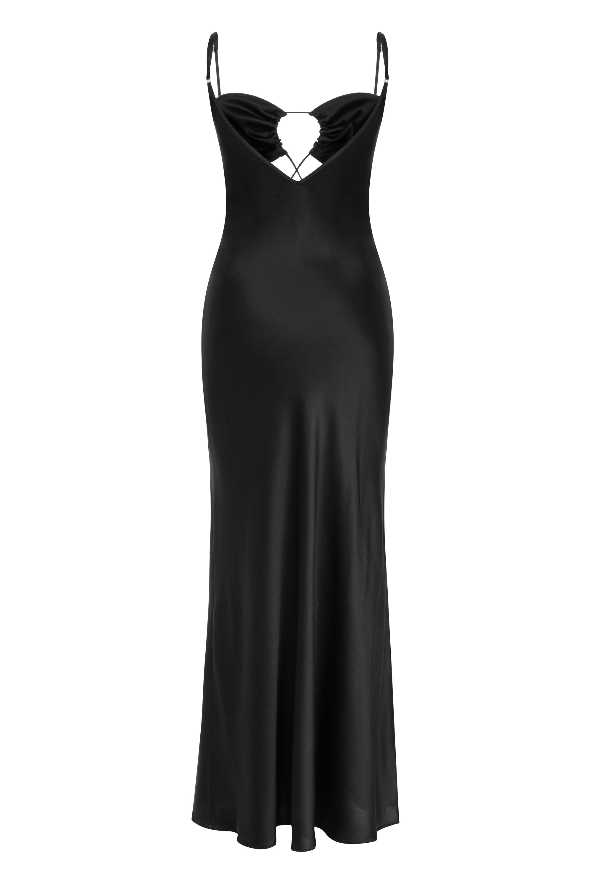 Zoe Silk Dress Black