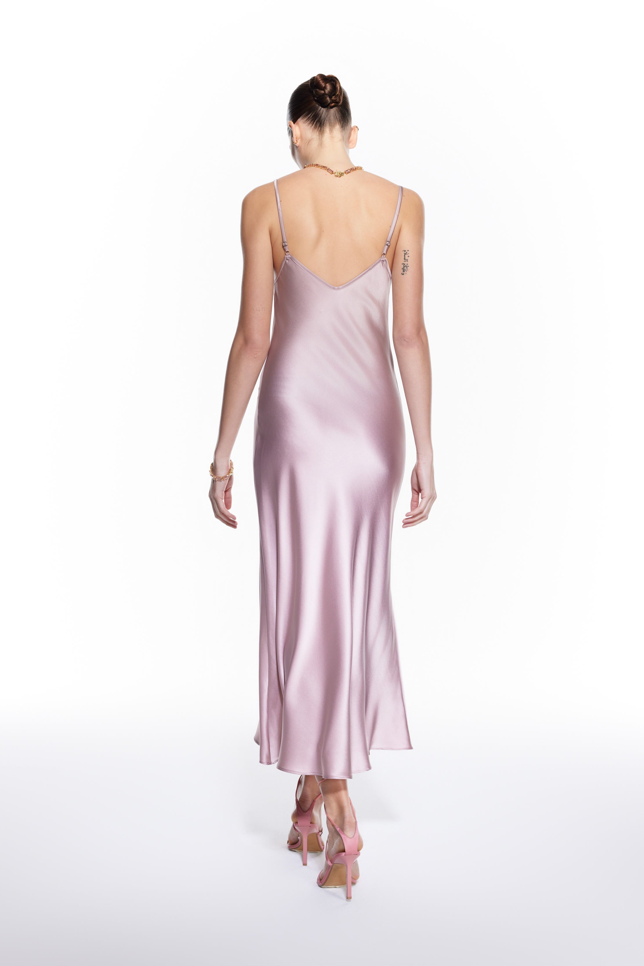 Dian Silk Nightdress Blush